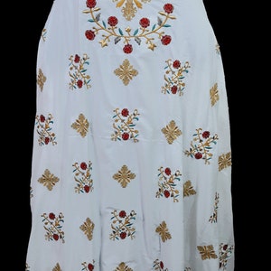 Greek Orthodox Fabric, Machine Embroidery, Available in Deacon, Priest and Arch Priest Style