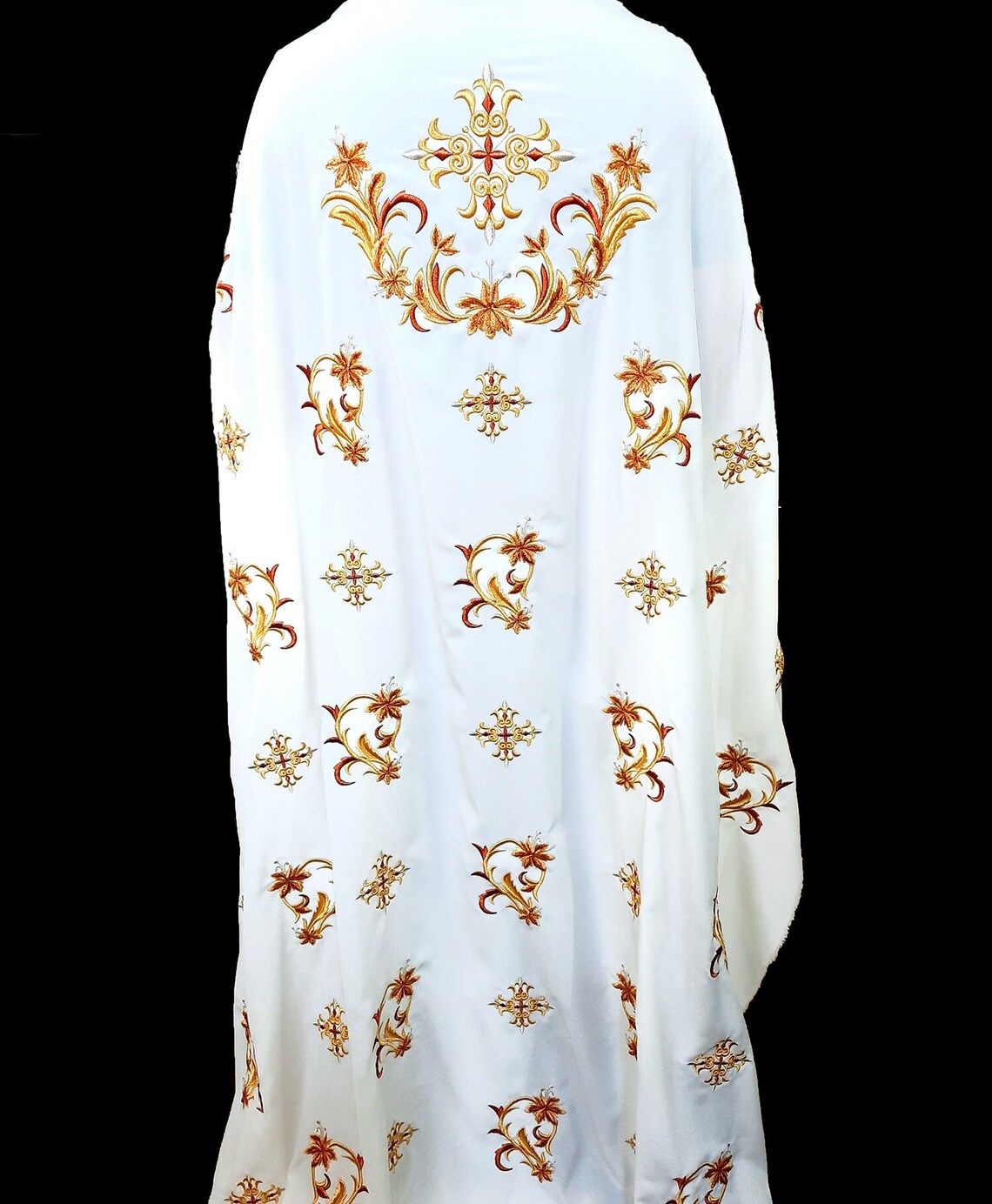 Greek Orthodox Fabric, Machine Embroidery, Available in Deacon, Priest ...
