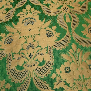 260cm (102 inches) wide, Metallic Liturgical Fabric, Church Fabrics, Vestments, Greek Brocade, Brocade, Liturgical Fabric