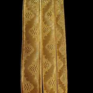 Fita metálica dourada premium, acabamento metálico, 1,8 cm, 2,5 cm e 4 cm, decoração para igrejas, estoque limitado.