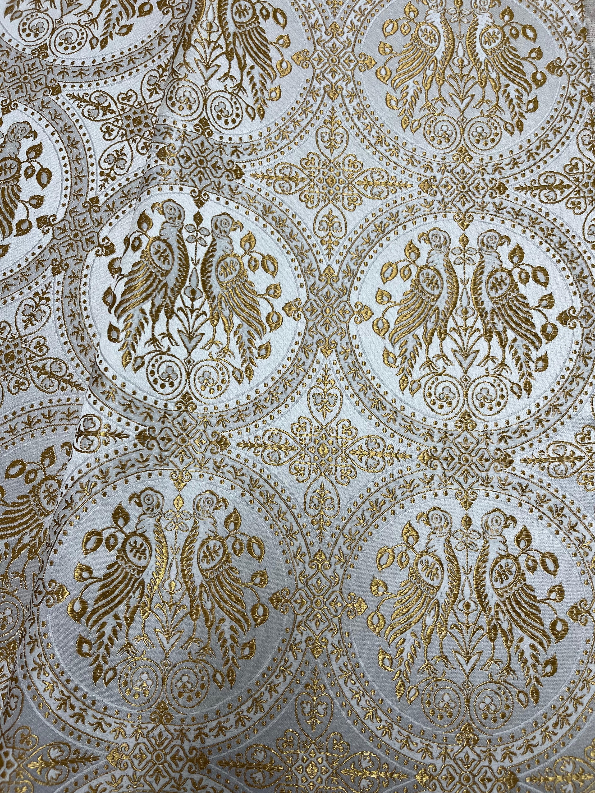 Liturgical Fabrics, Non Metallic Brocade, Church fabrics