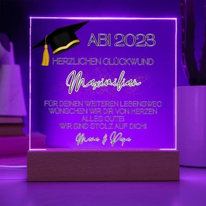 Graduation 2024, bachelor gift, premium acrylic picture gift for graduation, gifts for master's graduation, gifts for graduation 2024 image 5