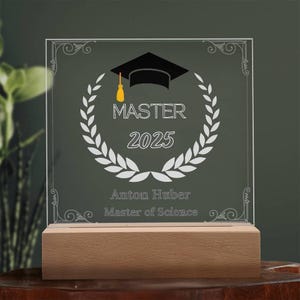 Bachelor Abschluss Geschenk & Abitur Geschenkideen Abi 2025, Geschenk für Masterabschluss, Schulabschluss was schenken, personalisiert