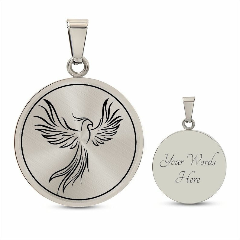 Phönix Halskette Aus 925 Sterling Silber Mit österreichischen Kristallen – Damenschmuck Geschenk