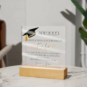 Graduation 2024, bachelor gift, premium acrylic picture gift for graduation, gifts for master's graduation, gifts for graduation 2024 image 8