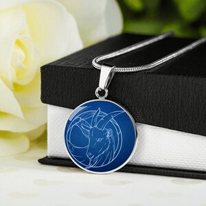 Sternzeichen Halskette  Steinbock Geborene | Geschenk Muttertag personalisierte Anhänger | Sternzeichen Anhänger | Sternbild Kette