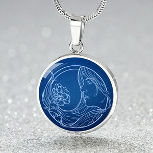 Sternzeichen Halskette  Jungfrau Geborene | Geschenk Muttertag personalisierte Anhänger | Sternzeichen Anhänger | Sternbild Kette