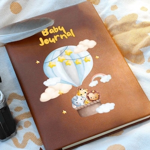 Babytagebuch zum Ausfüllen & als Erinnerungsbuch gestalten, Willkommen kleines Wunder oder Babybuch mein erstes Jahr, Babygeschenk Geburt