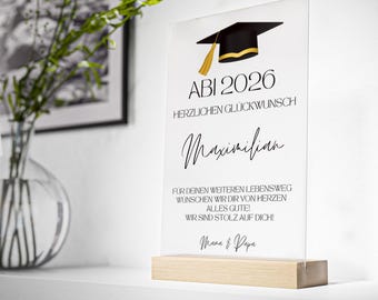 Prezent dla absolwentów szkół średnich 2026, prezent z okazji ukończenia studiów licencjackich, obraz akrylowy premium z okazji ukończenia studiów 2026, prezent na zakończenie szkoły, prezent z okazji ukończenia studiów magisterskich