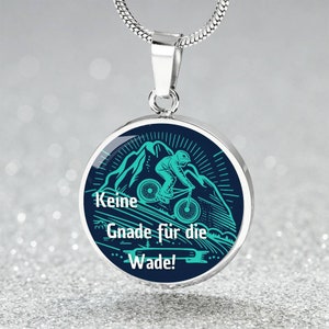 Keine Gnade für die Wade Kette personalisiert | Geschenke für Fahrradfahrer oder Fahrrad Zubehör Geschenk | Fun Geschenke Fahrrad Sportler