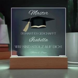 Geschenk zum Masterabschluss & Master bestanden, Geschenk zum Doktor oder Bachelor Abschluss, Master of Arts Geschenk zum Abschluss