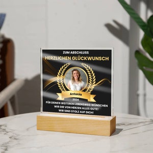 Abitur Geschenkideen Abi 2025 & Bachelor Abschluss Geschenk, Geschenk für Masterabschluss, Schulabschluss was schenken, personalisiert Foto