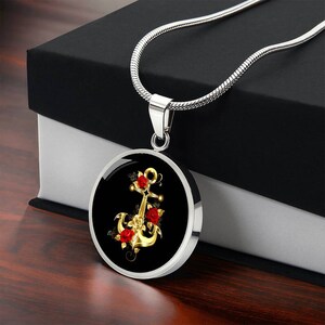 Kette mit Anker Anhänger als Geschenkidee Valentinstag, Anker Anhänger Kette zum Valentinstag, coole Geschenke, Geschenk mit Name