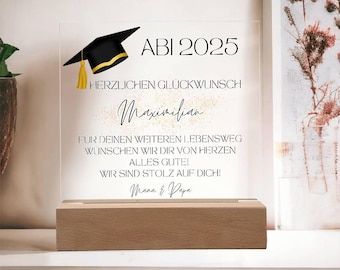 Abschluss 2026, Bachelor Geschenk, Premium-Acryl Bild Geschenk zum Schulabschluss, Geschenke zum Masterabschluss, Geschenke zum Abitur 2026