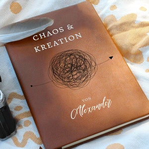 Kreative Ideen Notizbuch & Achtsamkeit Tagebuch für Erwachsene, Motivation Journal Erinnerungsbuch, Personalisiertes Tagebuch Journal