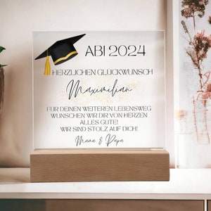 Graduation 2024, bachelor gift, premium acrylic picture gift for graduation, gifts for master's graduation, gifts for graduation 2024 image 1