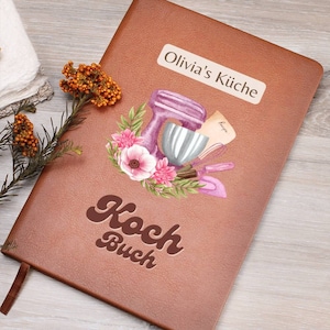 Rezeptbuch zum selberschreiben A5, Lieblingsrezepte Rezeptsammlung, Kochbuch selbst gestalten Rezept schreiben, DIY Backbuch, DIY Rezeptbuch