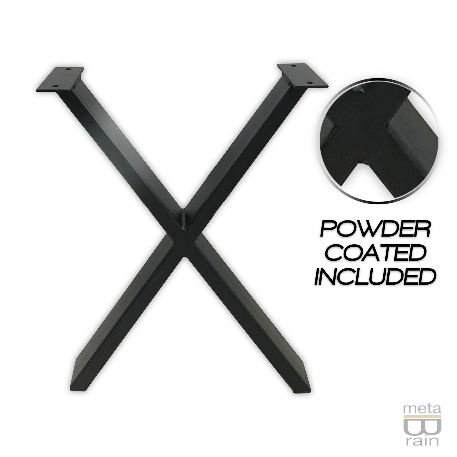 X Table Legs Custom Table Legs Black Table Legs 4 pcs Etsy