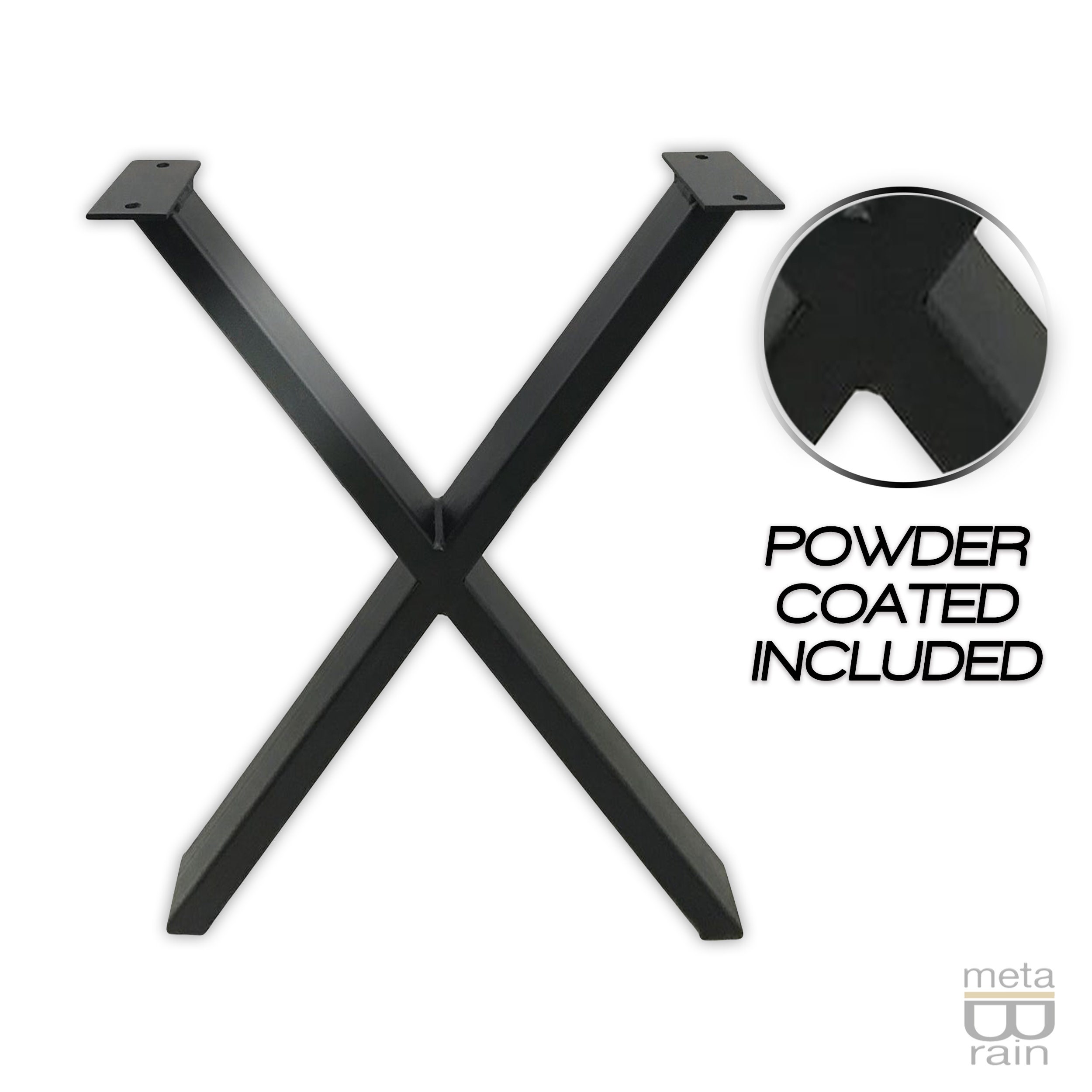 X Table Legs Custom Table Legs Black Table Legs 4 pcs Etsy