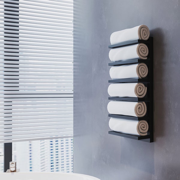 Vertical Towel Rack - Etsy