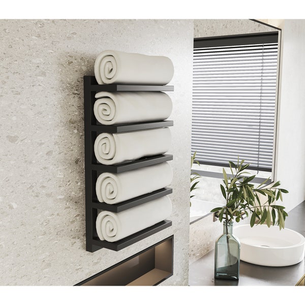 Bathroom Towel Rack Etsy