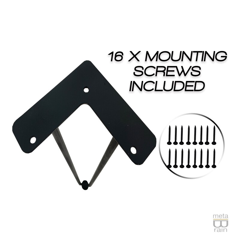 Counter Height Table Hairpin Legs 2 Rod Bar Table Leg Etsy