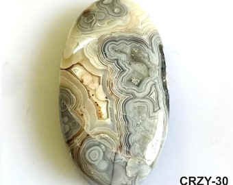 Natural Crazy Lace Agate Cabochon: Loose Gemstone for Jewelry Making