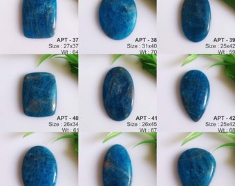 Cabochon di apatite naturale Lotto all'ingrosso Pietra preziosa sciolta per la produzione di gioielli Pietra