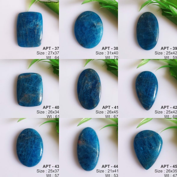 Natural Apatite Cabochon Wholesale lot Loose Gemstone For jewelry Making Stone