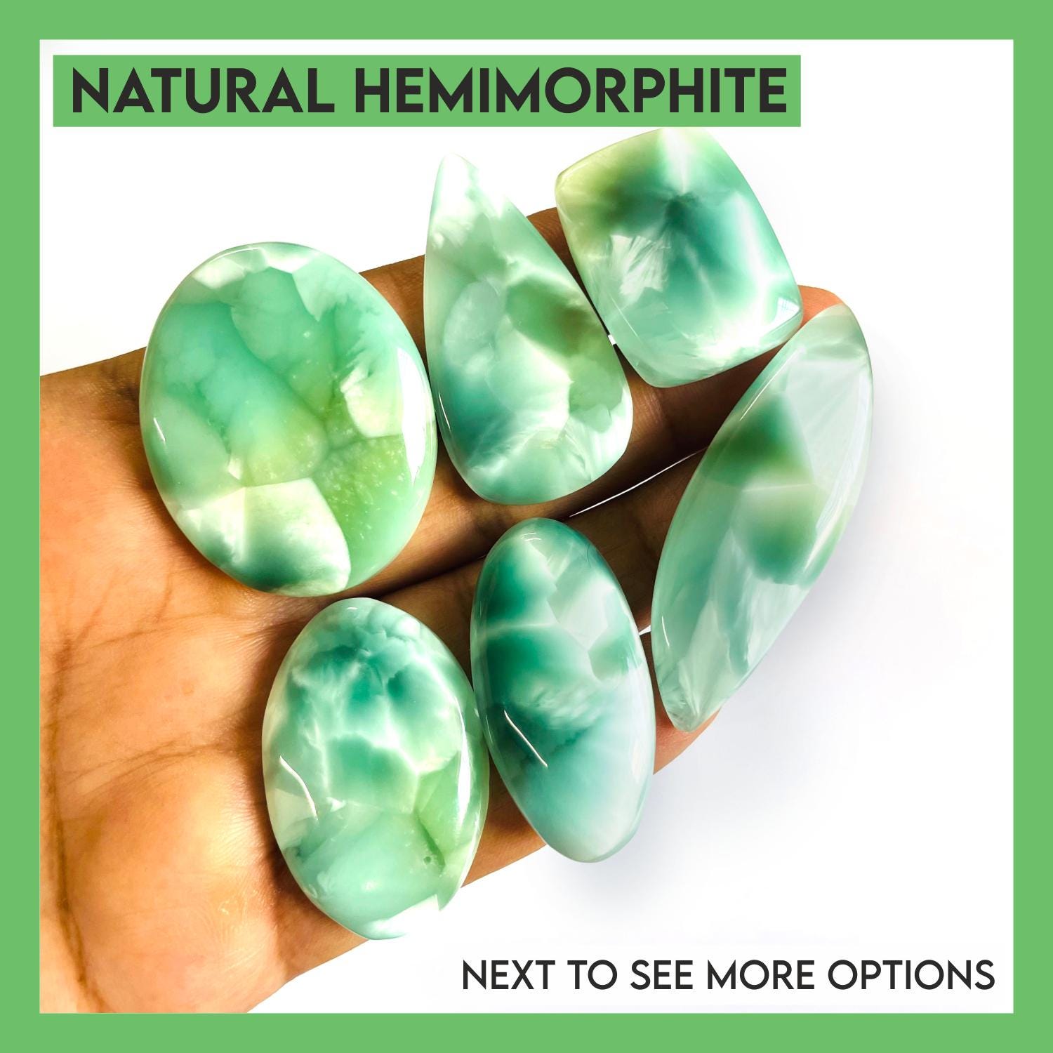 Green Hemimorphite - Etsy display picture 1