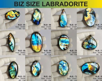Naturel LABRADORITE CABOCHON Multifire vente en gros Labradorite Gemstone lot AAA qualité Mix Size Labradorite Stone, Blue Labradorite lot