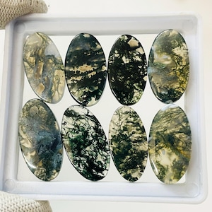 Natural  Green Moss Agate  Gemstone For Jewelry, High Quality Moss Agate Gemstone, Wholesale Price shop Moss Agate Cabochons, Gift for her