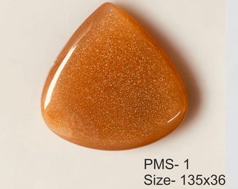 Peach Moonstone Cabochon: Natural Polished Gemstone for Jewelry Making