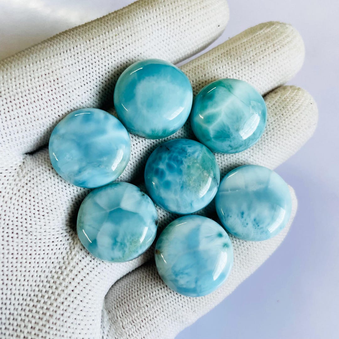 48 Cabochons Pierres Précieuses 4mm - 24 Styles Quartz, Chakra Pour Bijoux DIY
