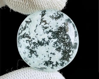 Natural Green Hemimorphite Gemstone Cabochon: DIY Healing Crystal Jewelry