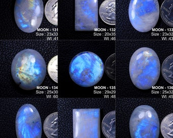 Natürlicher Mondstein Regenbogen Mondstein Mix Form & Größe Cabochon, blaues Feuer Mondstein spielen, Top-Qualität auffälliger Regenbogen Mondstein, Geschenk für sie