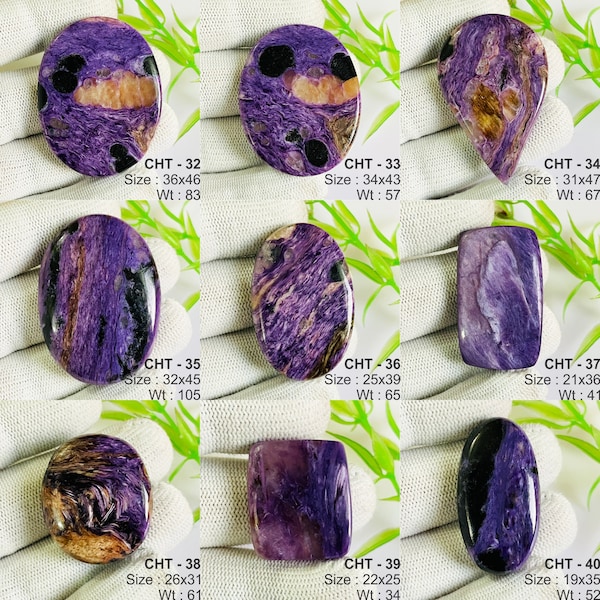 Purple Charoite Gemstone, Natural Purple Designer Charoite Cabochon, Loose Purple Charoite Pendant Gemstone For Making Jewelry Gift