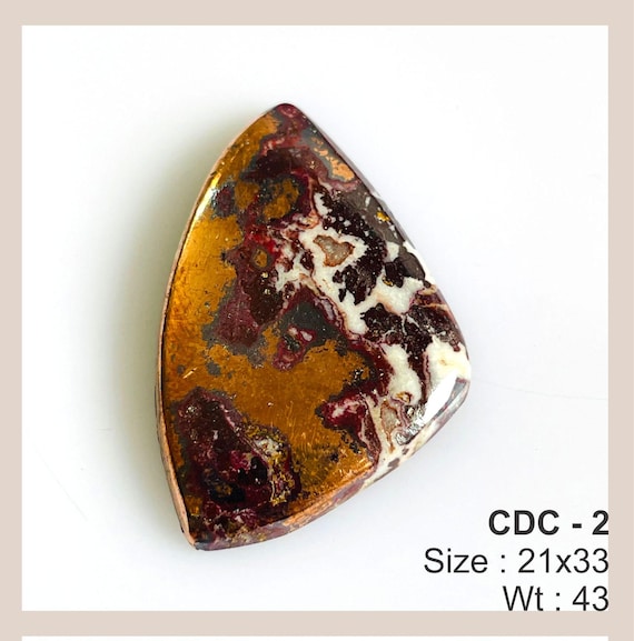Copper Dolomite Cabochon: Natural Gemstone for Jewelry Making
