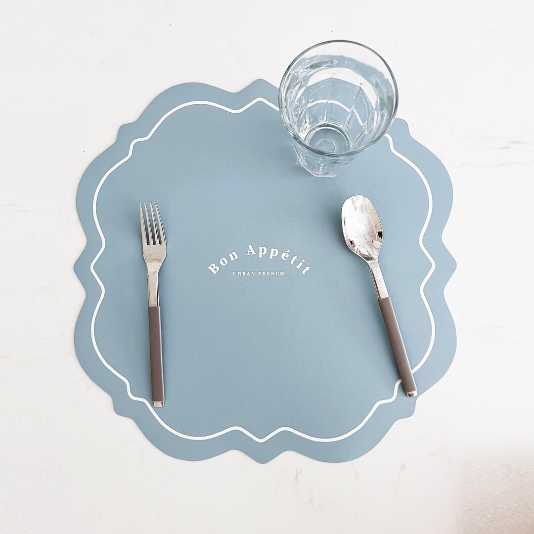 Urban French Placemats a Set of 2 Mats PVC Placemats Water Etsy