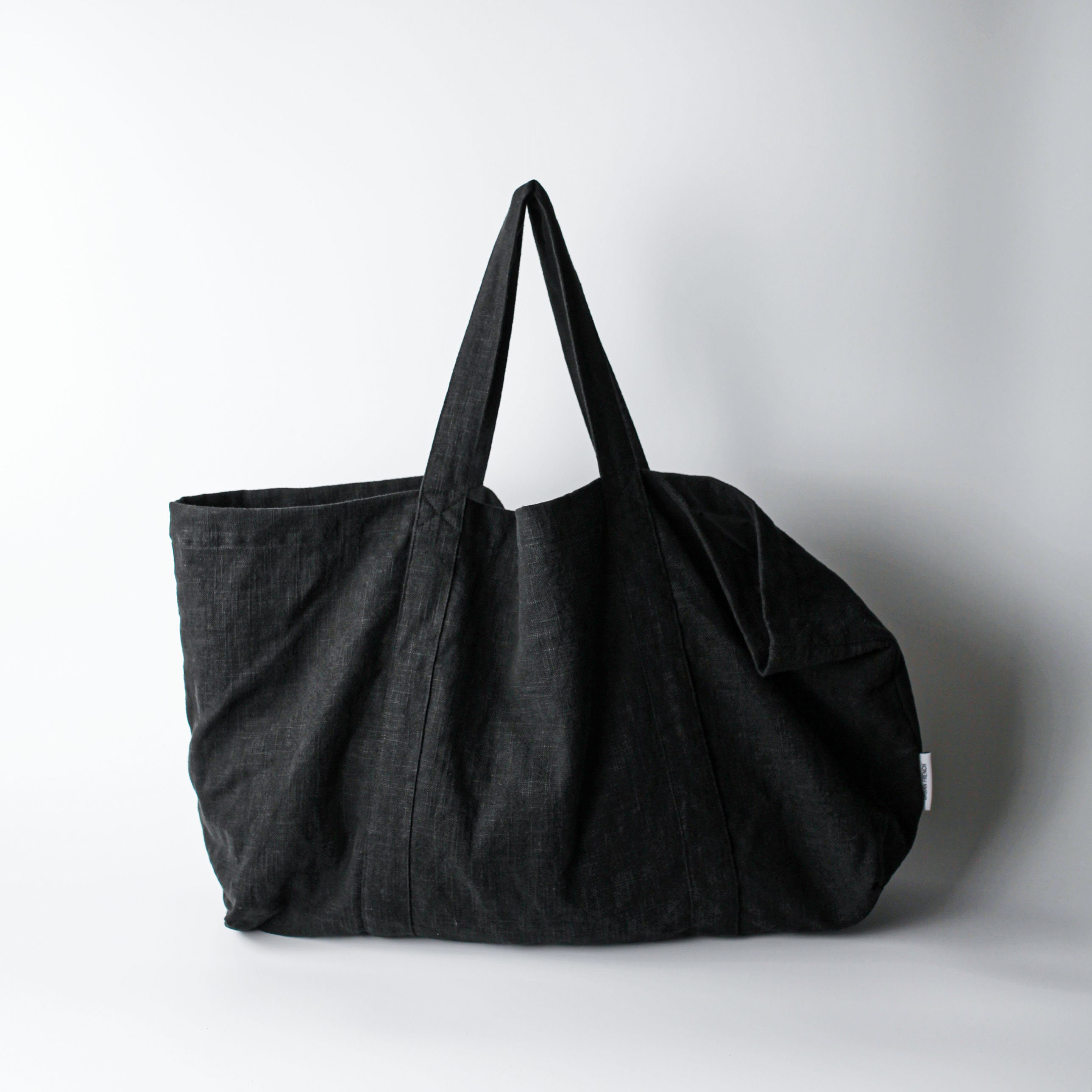 Urban French linen tote bag. Natural linen bag. Natural | Etsy