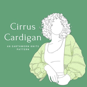 Modello a maglia cardigan Cirrus
