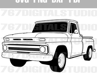 Chevy Squarebody Obs Ck Truck Digital File, PNG and SVG