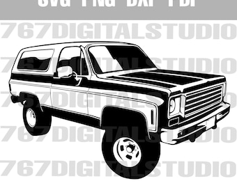 kさま専用ページ K5 Blazer Square Body Truck Vector Graphic (digital Download