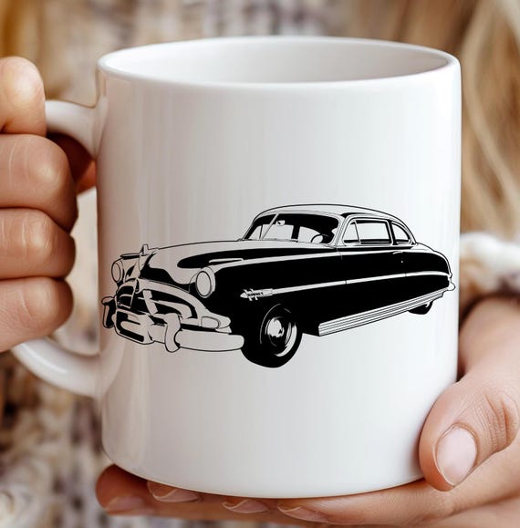 1952 Hudson Hornet Vintage American Car Vector Art