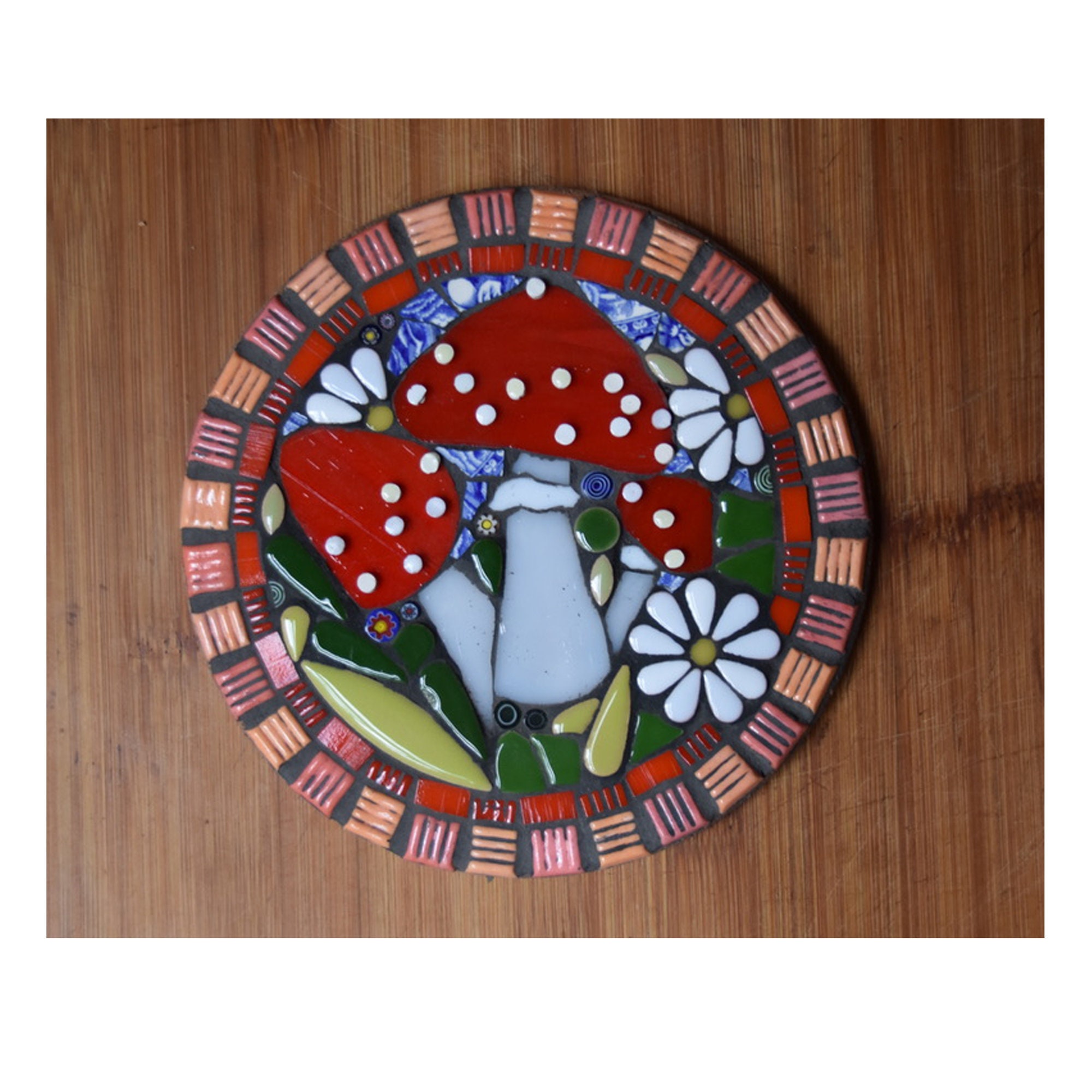 Tischdecke aus Keramikfliesen Volkskunst inspiriert. | Etsy