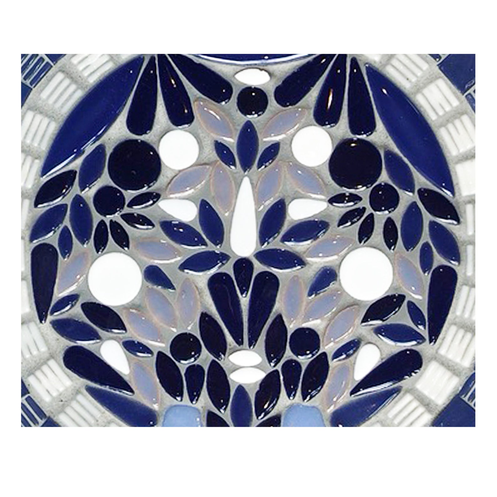 25cm Delfty-ness. Hergestellt aus Keramikfliesen volkskunst | Etsy