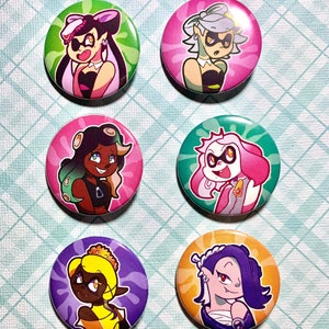 Splatoon Idol Buttons