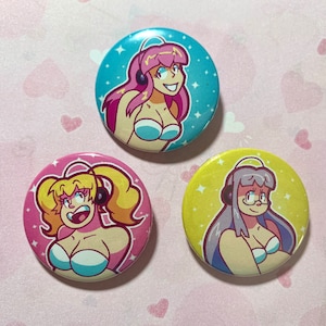 Sonico and friends buttons