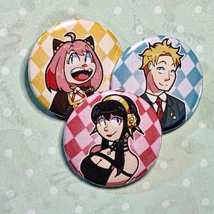 Spy Anime Fanmade Buttons