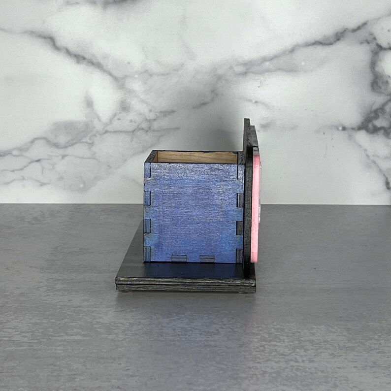 Teacher Desk Name Plate With Pencil/card Holder/personalized Teacher